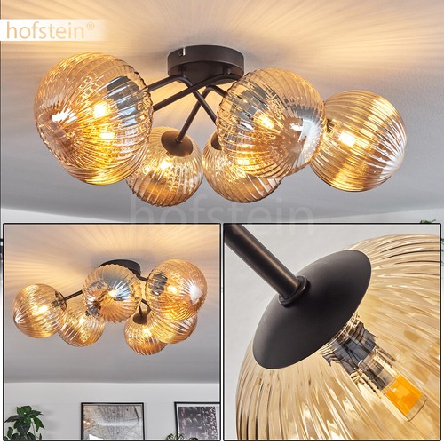 Decken lampe leuchte bernstein - decken,