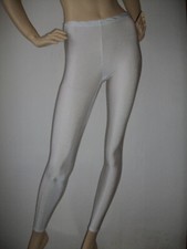 Leggings Glanzleggings Voltigierhosen weiß Kinder Größen 116-176
