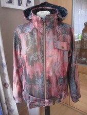 exxtasy Skijacke Winterjacke Anorak Gr. 40 weinrot/blau/gold/oliv neu!