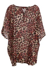 X Two red Top T Shirt Tunika