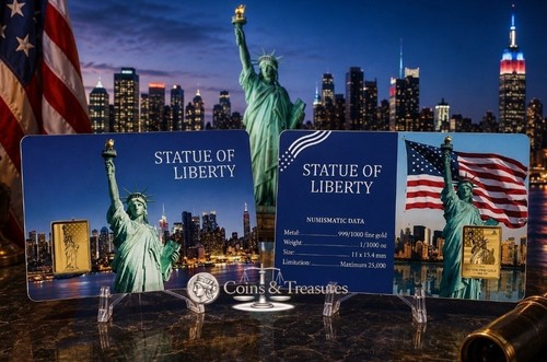Usa freiheitsstatue 1000 - 1/1000, oz