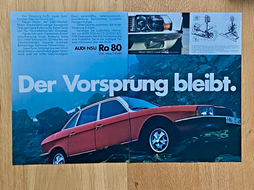 1970 audi nsu der - nsu, 80
