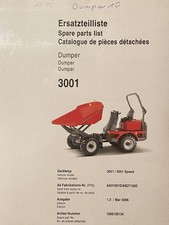 #22-15 Neuson 3001  Ersatzteilliste parts list spare parts book