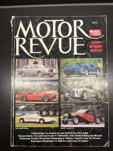 Motor revue jahresausgabe - revue,