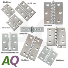 Scharniere Edelstahl A2 V2A VA Beschlag Möbel Tür Band Scharnier versch. Größen