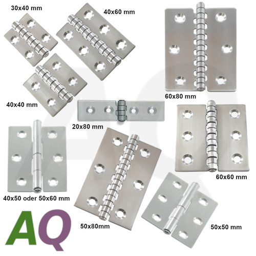 Scharniere edelstahl v2a - v2a, va
