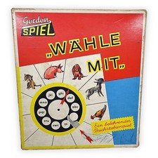 Gordon Spiel Wähle mit Ein Belehrendes Buchstabenspiel DDR Kinderspiel Spiele
