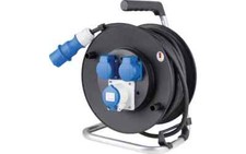 as-Schwabe CEE-Kabeltrommel Profi CEE-Stecker auf CEE-Dose & Schutzkntkt;,B-Ware