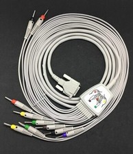 10 EKG Kabel Recorder Kabel BIONET Kompatibel mit Comen Neu