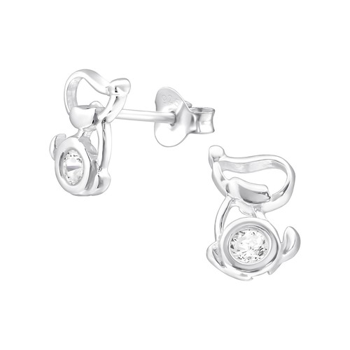 Hunde ohrringe 925 silber - ohrringe,
