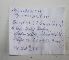 Baryt 2. Generation und