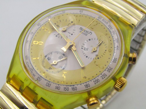 Swatch chrono flex golden - swatch, chrono-flex