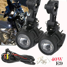 LED Zusatzscheinwerfer Nebelleuchte+Gitter+Kabelbaum Für Motorrad BMW R1200GS DE
