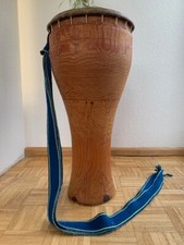 Große Trommel 71 x 31 cm Weymouthskiefer Rinderhaut handgefertigt im Schwarzwald