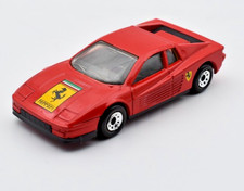 Matchbox Superfast Ferrari Testarossa rot. 8 Loch Felgen. Made in Macau