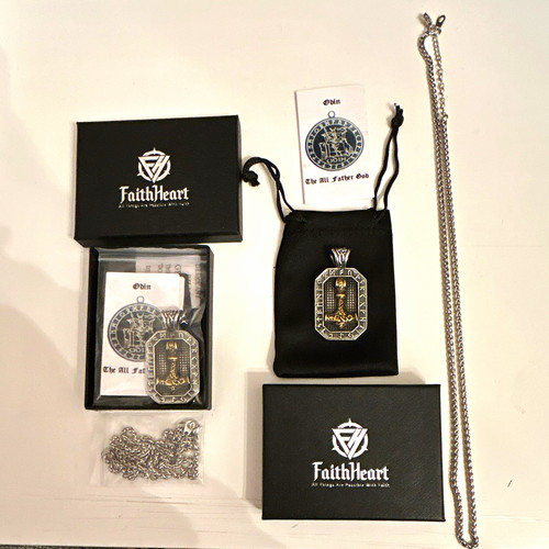 Faithheart edelstahl halskette - edelstahl,