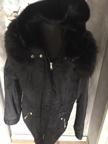 Steppjacke mantel kapuze - steppjacke/mantel, pelz
