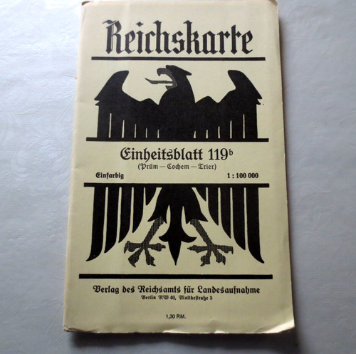 Reichskarte 1929 einheitsblatt - 1929,