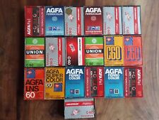 19 x  Ferro / Chrom Compact-Cassette, 1970/1980er,aus Vintage Sammlung,Deko