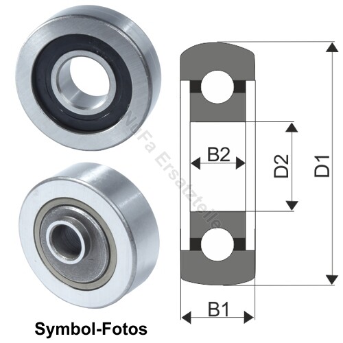 Stützrolle mastrolle für - stützrolle,,