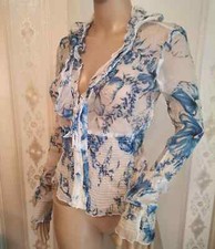 Roccobarocco seidenbluse 100 - seidenbluse, 100%