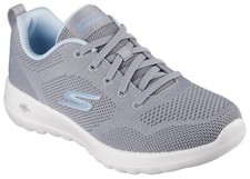 SKECHERS GO WALK JOY-VIOLET Sneaker Trainingsschuh Grau Blau Damen - Gr. 40
