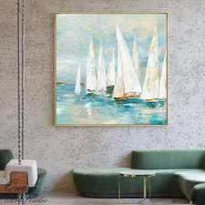 Abstrakt acrylgemälde modern - ,