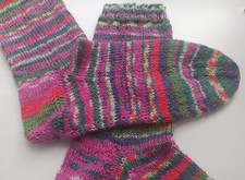 handgestrickte SOCKEN Gr. 38-40 *NEU* Handarbeit *REGIA* Stricksocken bunt