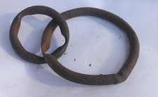 2 alter Ring Eisenring Öse