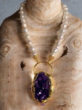 Designer Barock Perlen  Kette