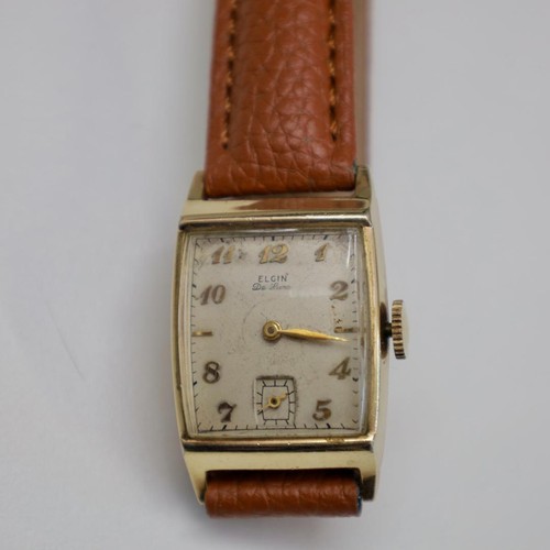 Elgin deluxe 10k handaufzug - elgin,