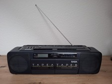 SABA RCR 588 - Stereo Radio Double Cassette Recorder Vintage 80s