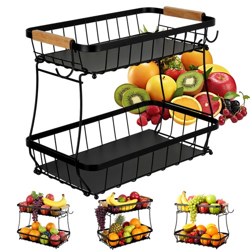 Obstkorb aus schwarz