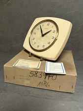 Glashütte Vintage Wanduhr DDR Industrie Design Uhr mechanisch 80er in OVP #LR