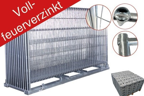 30x bauzaun mobilzaun profi - 30x,