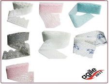 Spitzenborte Borte  Spitze Deko Bordüre Möbel Regal  Bordür 400cm /500cm x 5 cm