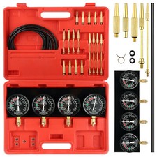 24tlg. Synchron Vergaser Testgerät  Syncrontester 4 Synchronuhren Synchrontester