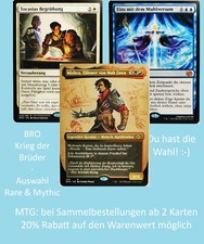 MTG Magic | BRO | Krieg der Brüder | Rare & Mythic | Auswahl
