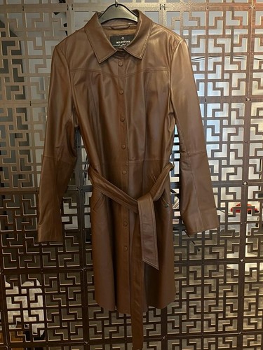 Ledermantel trenchcoat kleid - trenchcoat,,
