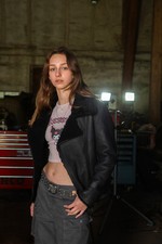 Damen Jacke Lederjacke