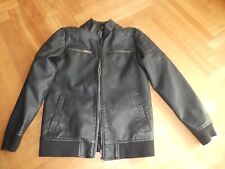 GATONEGRO Jacke 146 152 Leder(optik) schwarz Outdoor Jacke Übergangsjacke TOP