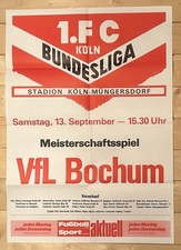 Plakat 1980 1.FC Köln - VfL