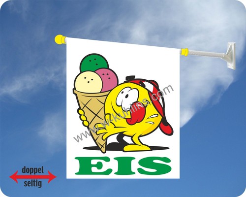Flagge eis softeis - flagge,, eis,