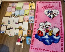 Diddl Blätter Sammlung, Diddlmaus, Badetuch, Schneekugel, Briefmarken
