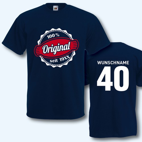 Shirt geburtstag original - t-shirt,