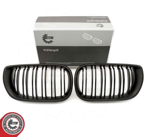 Schwarz matt - 2x, schwarz-matt