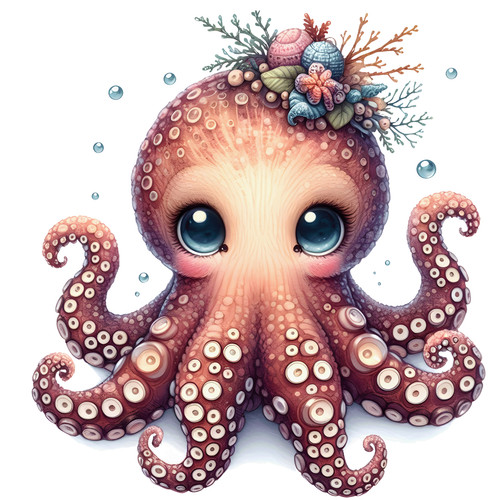 Wandtattoo aufkleber octopus - aufkleber,