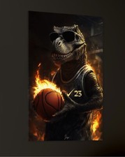 T-Rex Leinwand Bild Wandbild