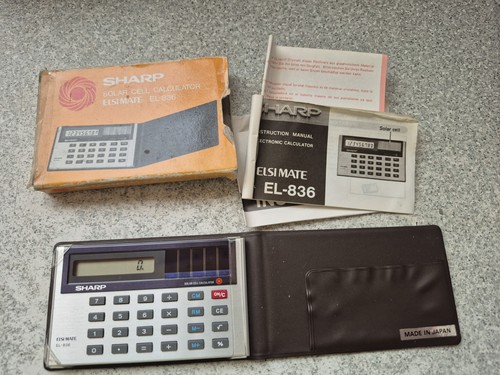 Vintage sharp elsi mate 836 - vintage,
