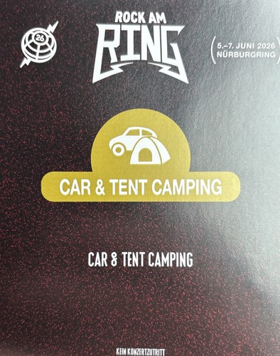 Rock ring 2026 car - car, tent